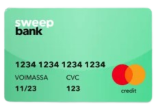 Credit Card Finland - from Sweeep Bank